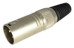 XLR Male Connector 3 Pin by Cobra Cables